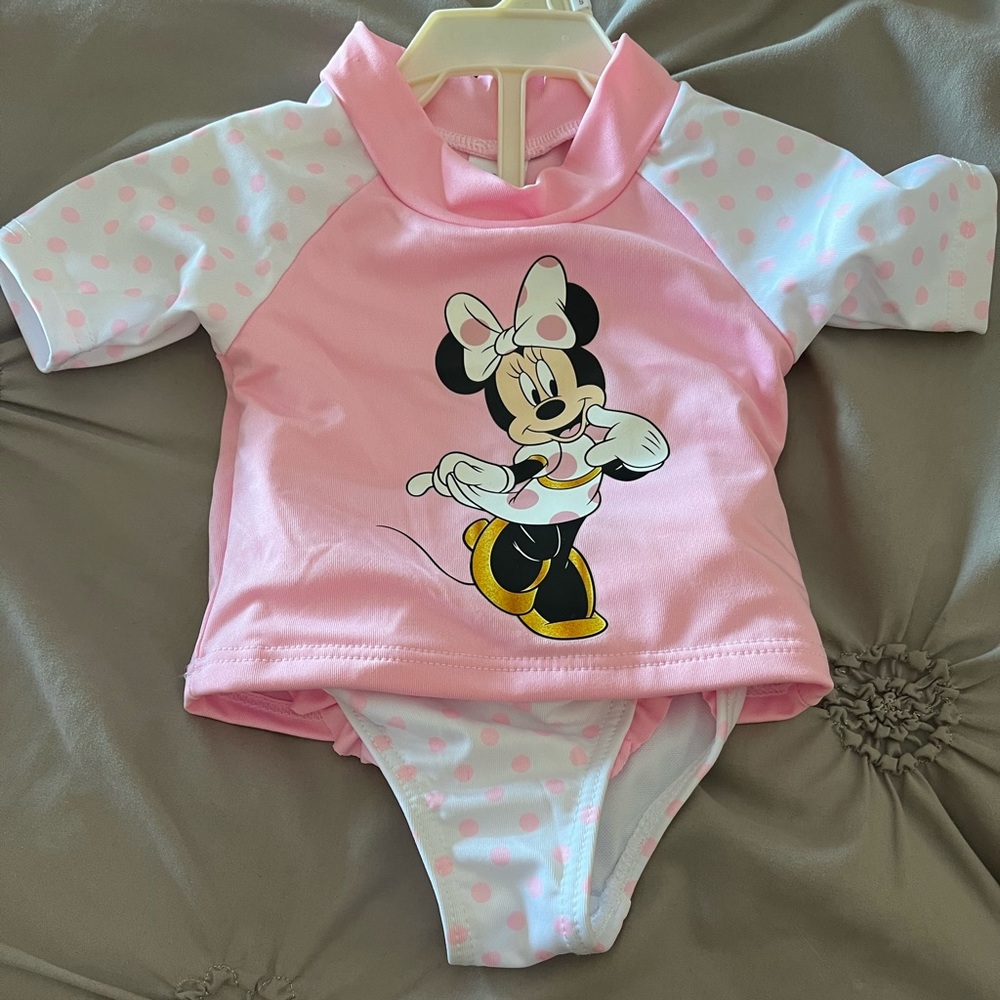 Disney Minnie Mouse baby swim set size 12 month
